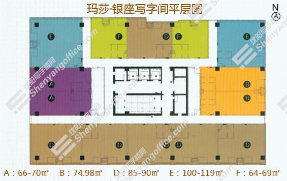 玛莎·银座平层图