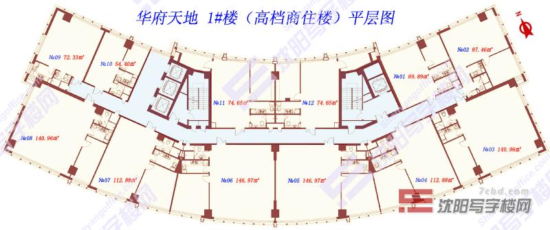 1#平层图