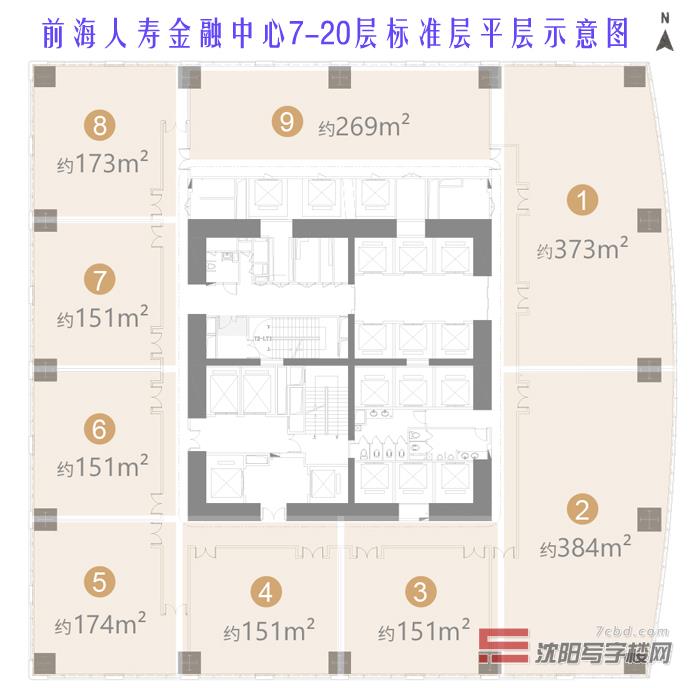 T2 8-20F平层图