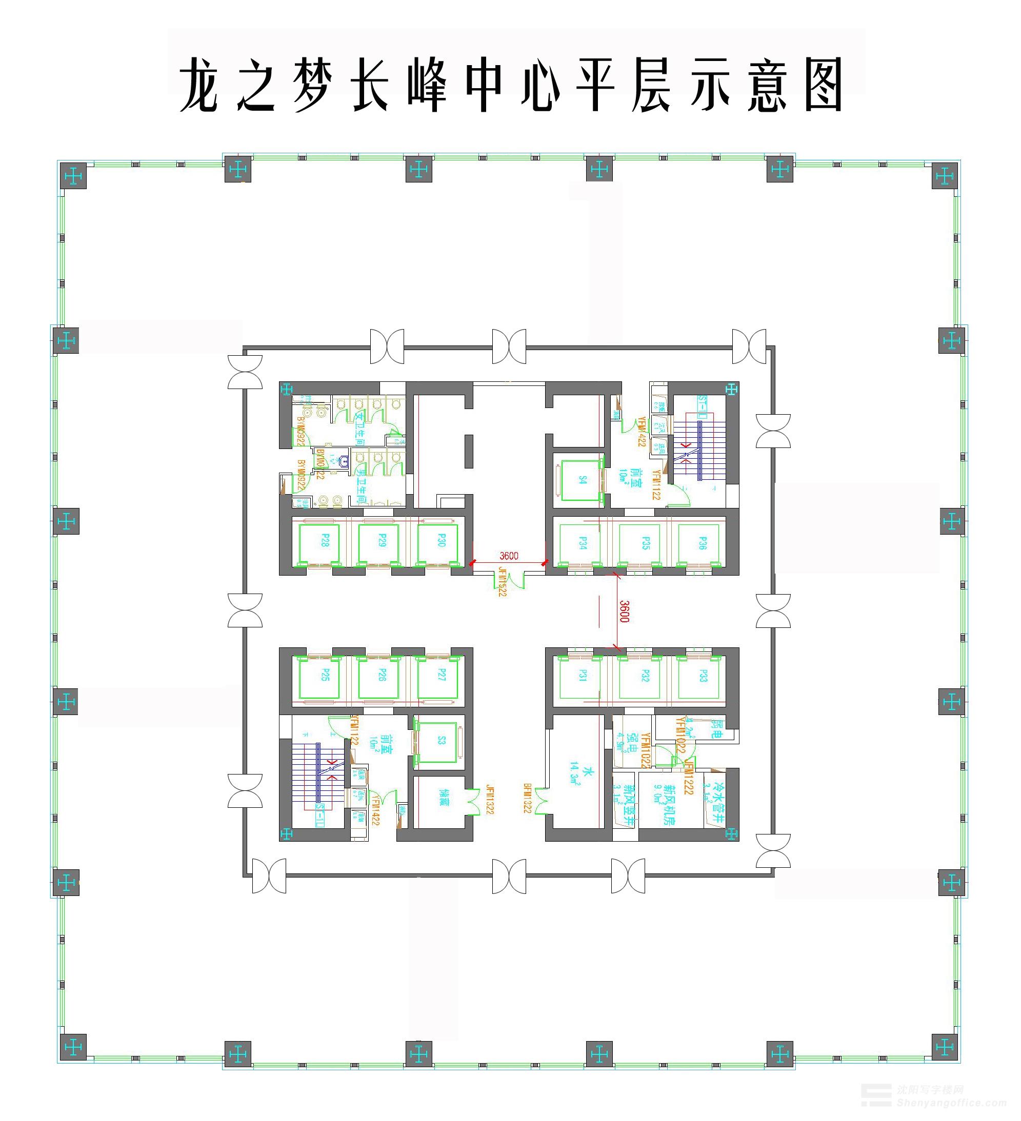 长峰中心平层图