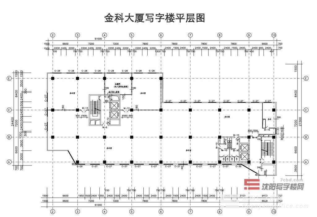 金科大厦平层图