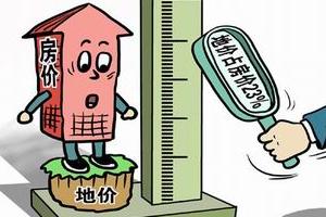 地价房价的过度上扬带来未来市场巨大的风险